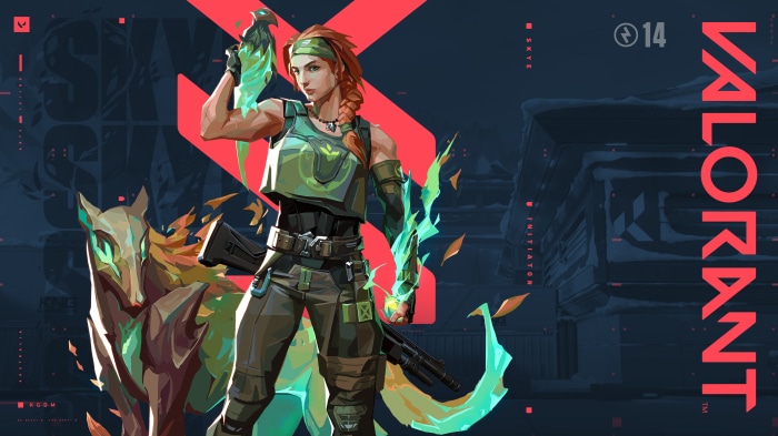 Skye from Valorant with Wolf Companion 4K
