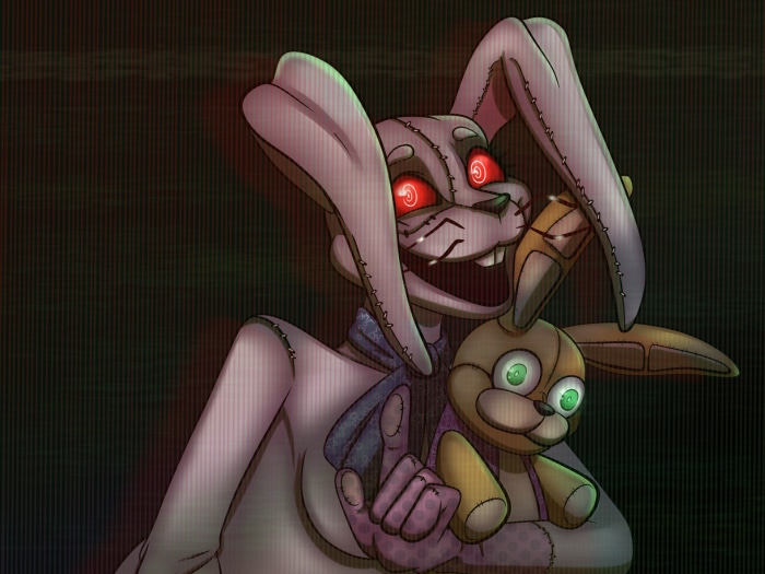 Vanny and Glitchtrap from Five Nights at Freddy's: Security Breach