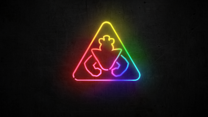 Five Nights At Freddy's Security Breach Neon Logo