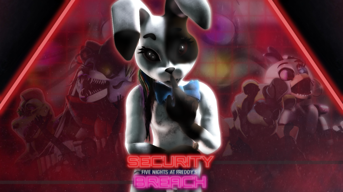 Vanny from Five Nights At Freddy's: Security Breach with animatronics