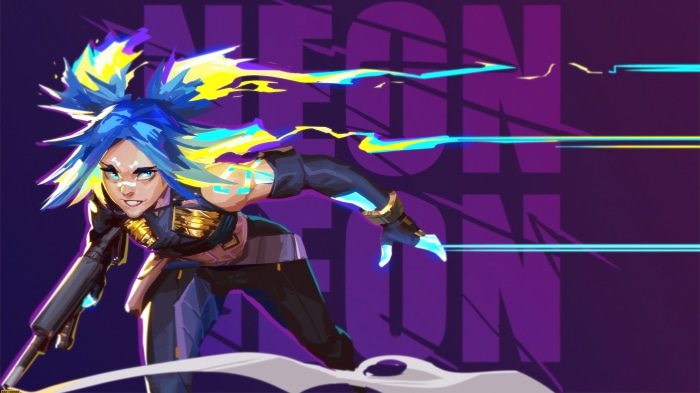 Neon from Valorant 4K
