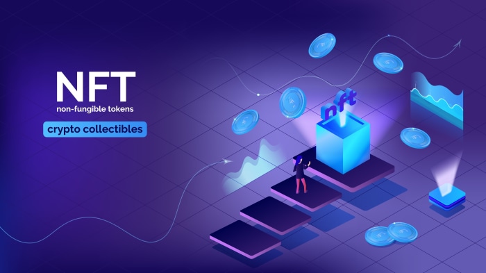 NFT non-fungible tokens crypto collectibles 4K