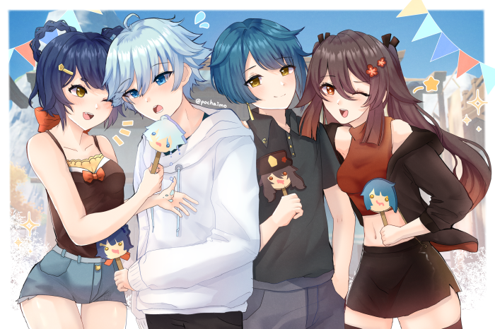 Genshin Impact Characters Gathering