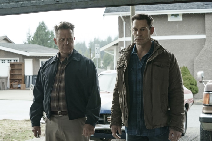 August Auggie Smith and John Cena from Peacemaker