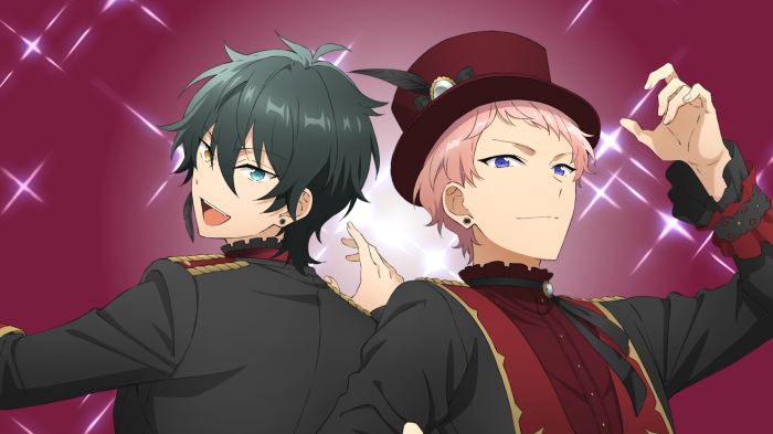 Shu Itsuki and Mika Kagehira from Ensemble Stars!!
