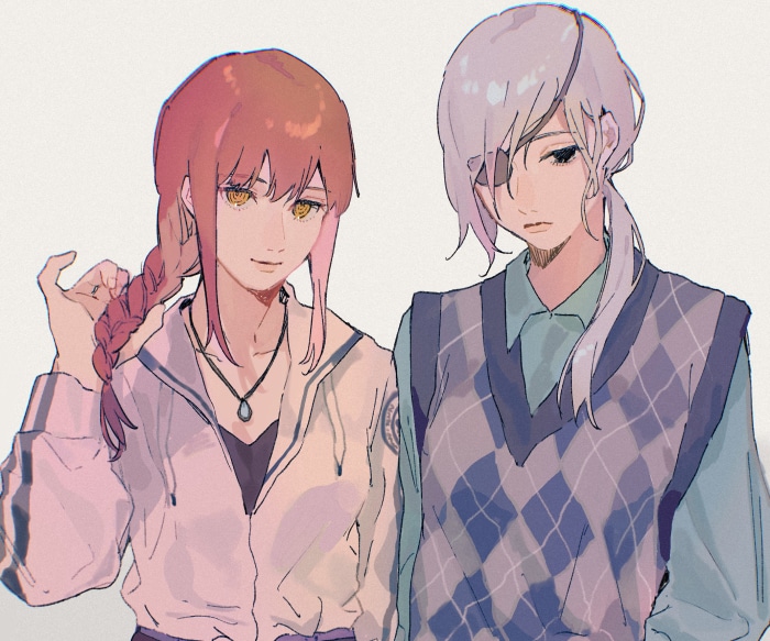 Makima and another character from Chainsaw Man