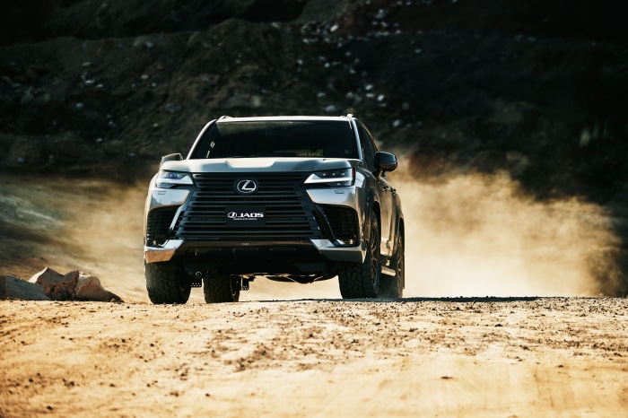 Lexus LX 600 JAOS SUV driving off-road