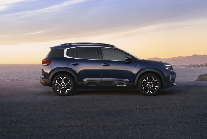 Citroen C5 Aircross SUV parked by the sea