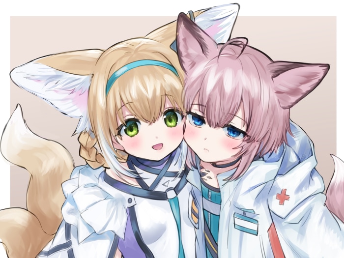 Suzuran and Sussurro from Arknights