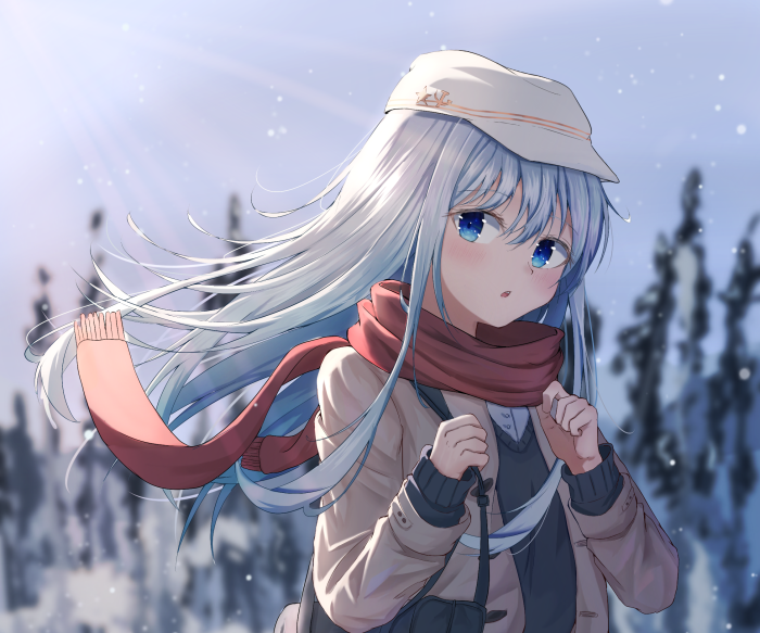 Hibiki from Kantai Collection in winter