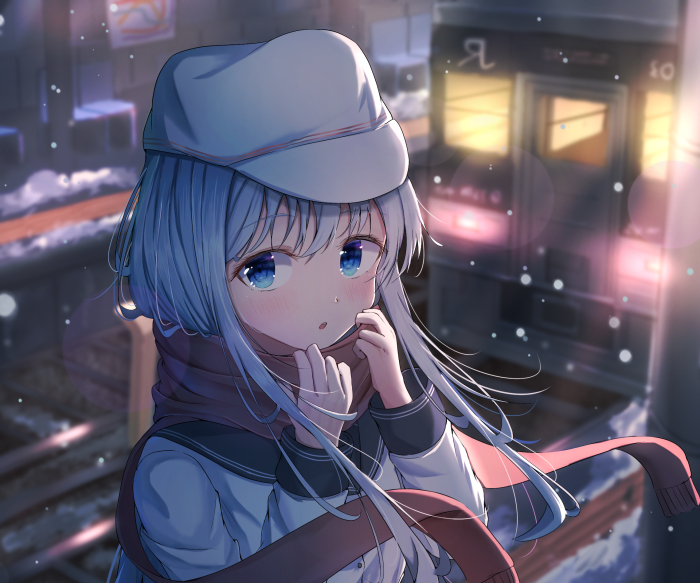 Hibiki from Kantai Collection in winter