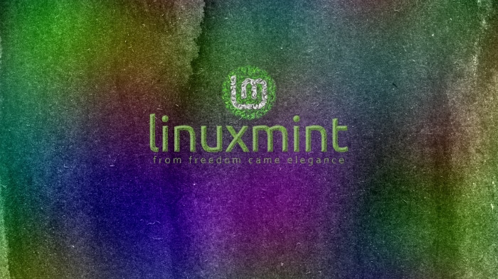 Linux Mint logo with slogan