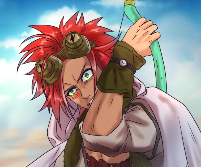 Bisco Akaboshi from Sabikui Bisco