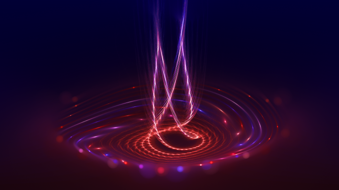 Abstract Swirling Lights 4K