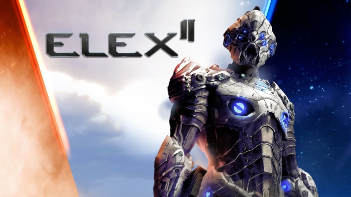 ELEX II game logo with robot