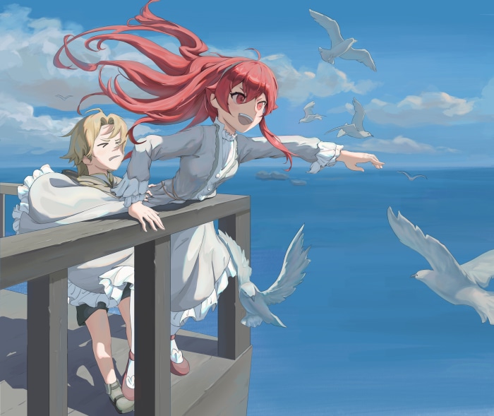 Eris and Rudeus from Mushoku Tensei: Jobless Reincarnation
