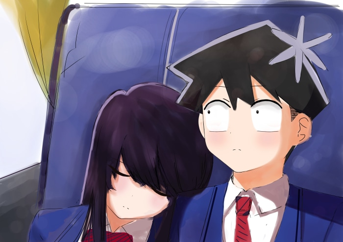 Komi Shouko and Tadano Hitohito from Komi Can't Communicate