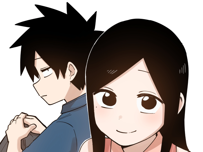 Souta Kazama and Touko Sakurai from My Senpai Is Annoying
