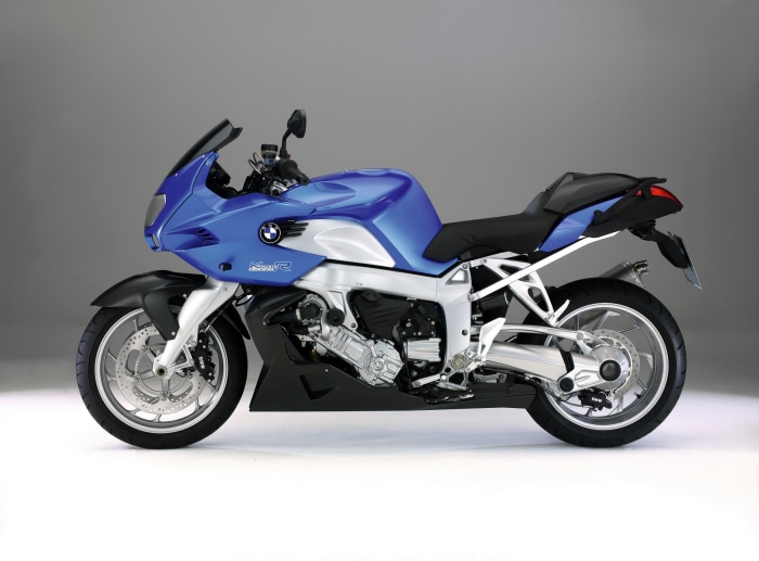 Blue BMW K 1200 R Sport motorcycle