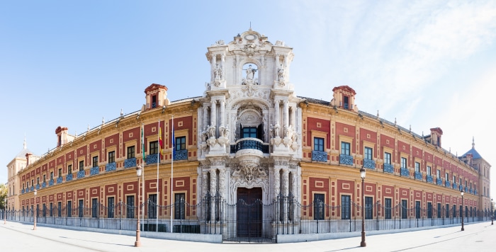 San Telmo Palace in Seville, Spain