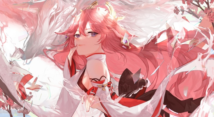 Yae Miko from Genshin Impact 4K Artwork