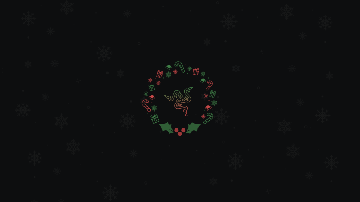 Razer Christmas Wreath 4K