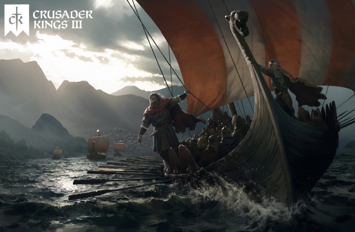 Crusader Kings III 4K Viking Longship