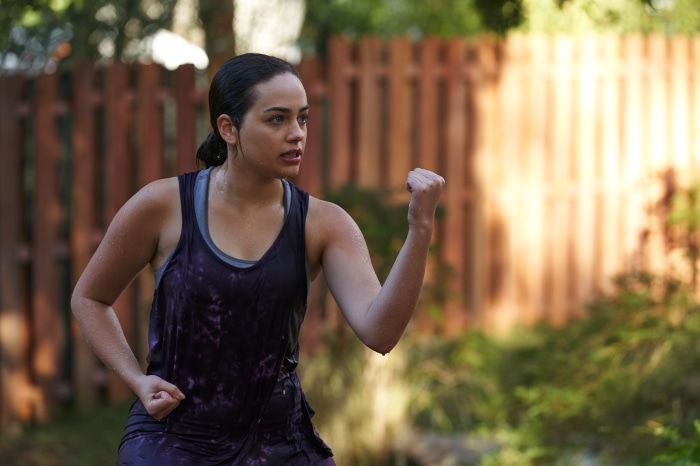 Mary Mouser as Samantha LaRusso in Cobra Kai 4K