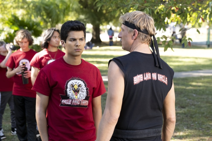 Johnny Lawrence and Miguel Diaz from Cobra Kai