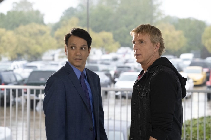 Daniel LaRusso and Johnny Lawrence from Cobra Kai