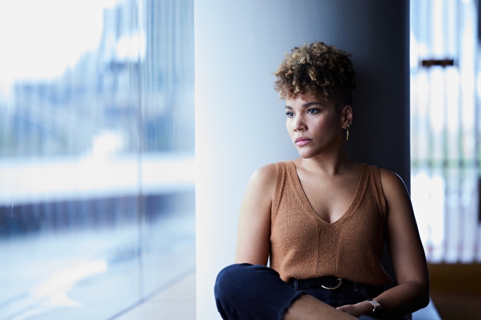 Emmy Raver-Lampman in Blacklight 4K