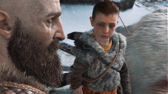 Kratos and Atreus from God of War