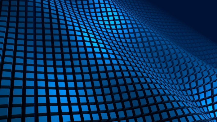 Abstract Blue Wave 4K