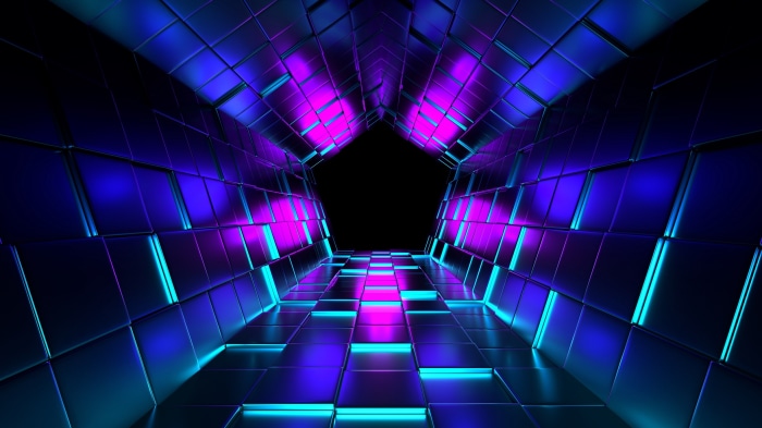 Abstract Tunnel 4K