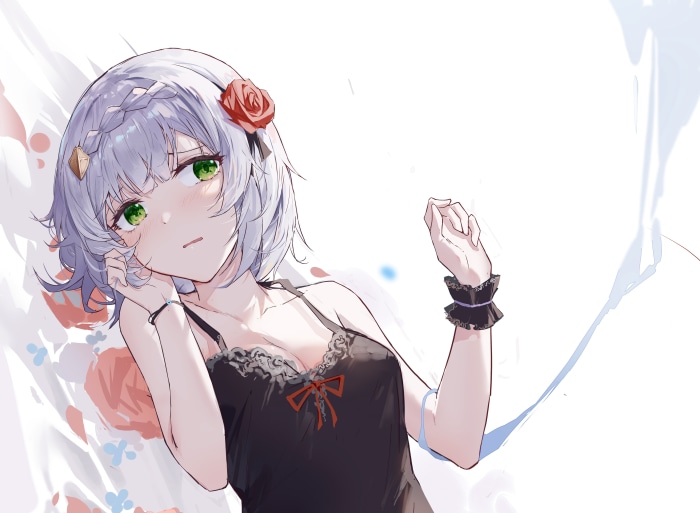 Noelle from Genshin Impact in lingerie