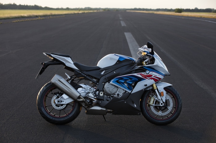 BMW S1000RR Motorcycle on Runway