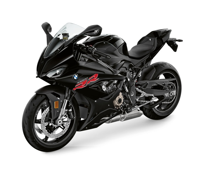 Black BMW S1000RR Motorcycle
