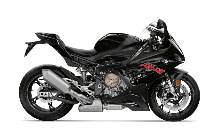 Black BMW S1000RR Motorcycle