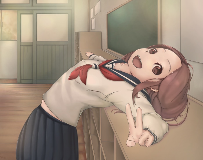 Takagi from Karakai Jouzu No Takagi-san