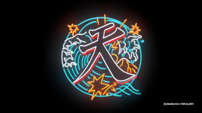 Steelseries 4K Neon Logo