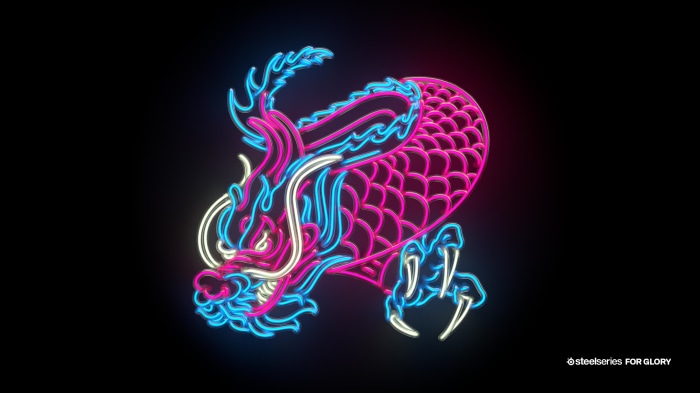 Neon Dragon 4K Steelseries