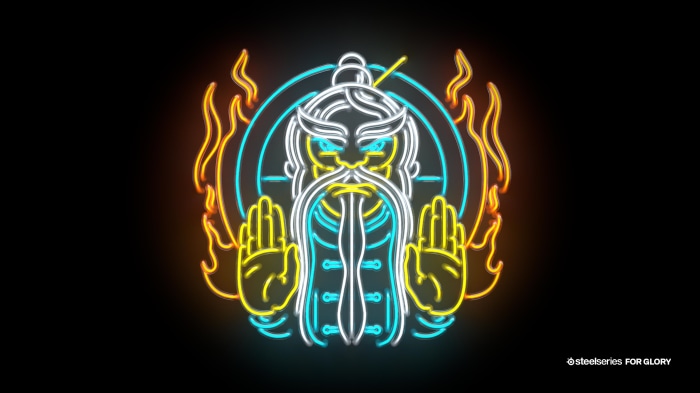 Steelseries FOR GLORY Neon Art
