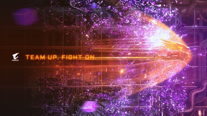 Gigabyte AORUS Team Up Fight On 4K