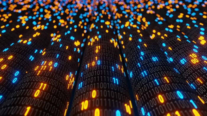 Abstract Binary Code Data Stream