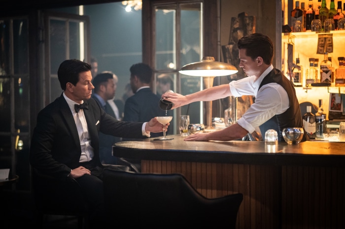 Mark Wahlberg and Tom Holland from Uncharted