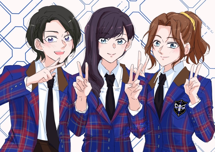 Hisame Honami, Suzu Minase, Koharu Yanagi from Shoujo☆Kageki Revue Starlight
