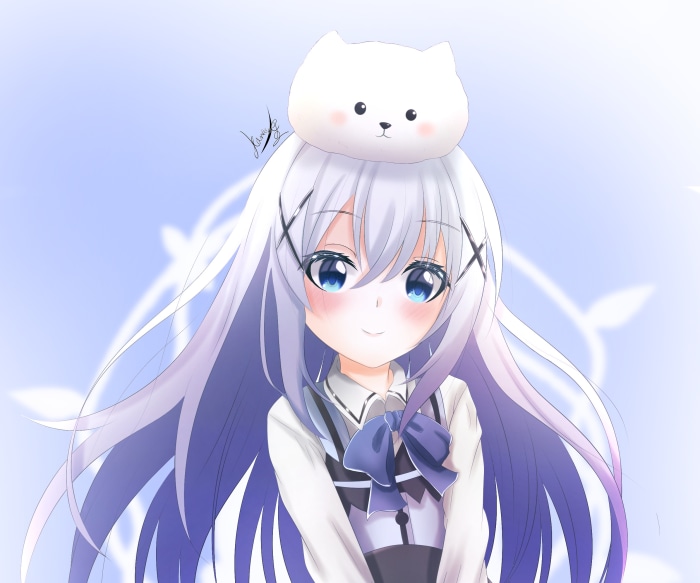 Chino Kafu from Is The Order A Rabbit? with Tippy