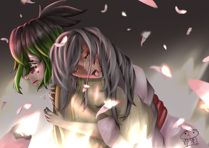 Gyutaro and Daki from Demon Slayer: Kimetsu No Yaiba 4K