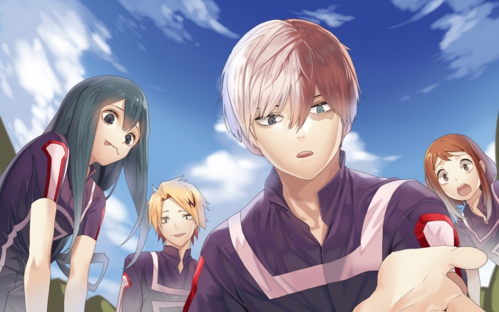 My Hero Academia: Tsuyu Asui, Denki Kaminari, Shoto Todoroki, Ochaco Uraraka