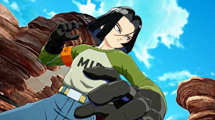Android 17 from Dragon Ball FighterZ 4K
